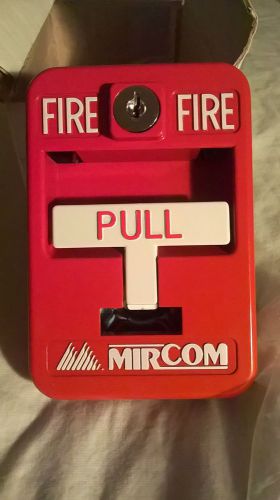 fire alarm pull station mircom ms-601u new in box