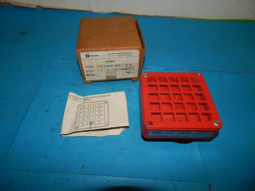 New! simplex type 4050 part no 624-548 1.8 amp red horn 6 volt 624548 for sale