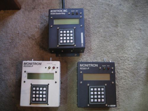 Monitron Security Sensor Transmitter Remote Relay Lot 3  RD300  RD201-P  RD200-P