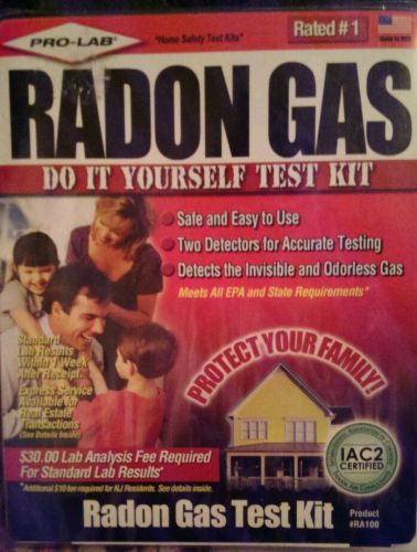 New PRO-LAB Radon Gas Detector Do It Yourself Test Kit Safe &amp; Easy RA100
