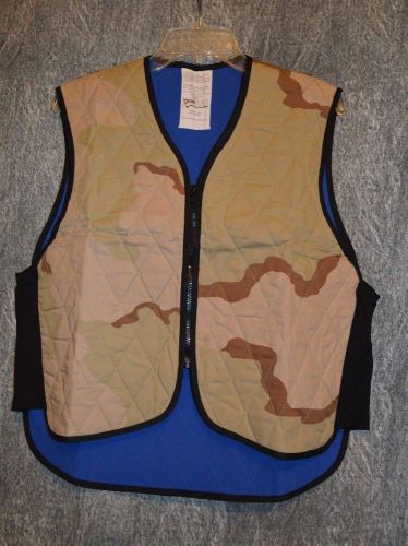 TECHNICHE 6529 Desert Camo Evap Cooling Vest Sz L Nylon~Cotton NWoT (3950)