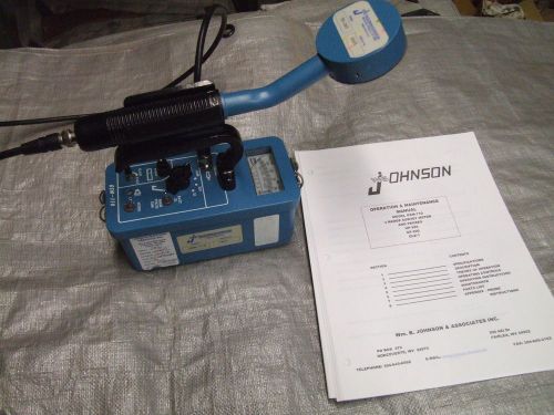 Wm. B. Johnson GSM-110 Geiger Counter w/HP-265 pancake probe. Cal&#039;d, works, NR.