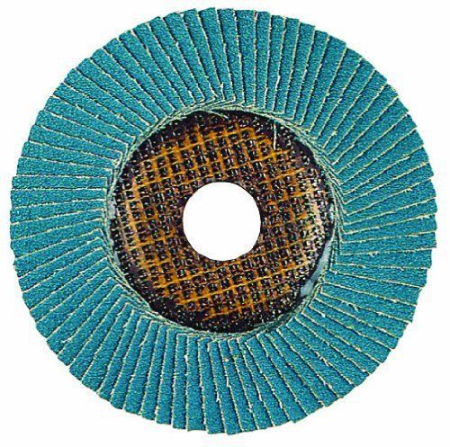 Metabo 624356000 7-in x 7/8-in type 27 flat flap discs zirconia alumina, 10-pack for sale