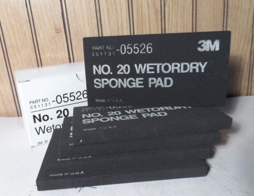 3m 5526 wetordry sponge pad no. 20 ( 5 per pack) wet or dry 05526 for sale