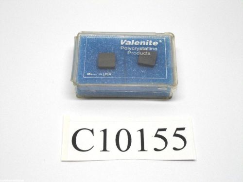 (2) new valenite polycrystalline carbide inserts sngn322a vc783 lot c10155 for sale