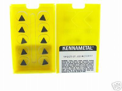 40 NEW KENNAMETAL TPGE 732T K090 CERAMIC INSERTS O543S