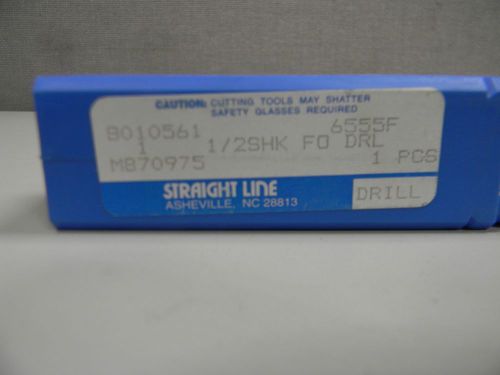 STRAIGHT LINE 8010561 6555F 1/2 SHK REDUCED SHANK DRILL