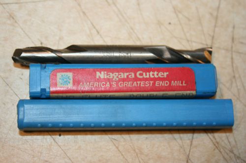 Niagara cutter 28101  5/16x3/8x9/16 2 flute hss double end mill for sale
