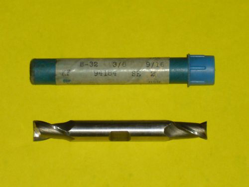 3/8&#034; End Mill 2 Flute Double End HSS Length of Cut 9/16&#034; NEW