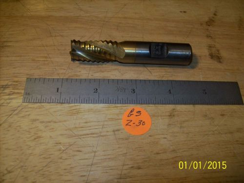 5/8” Endmill Roughing 4-Flutes H.S.S.-Coated 3-14”Lg See DESCRIPTION FOR Conditi