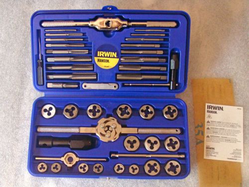 Irwin hanson industrial tools tap and die set - 41 piece / new  in box for sale