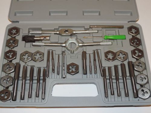 40 Pc Tap &amp; Die Set METRIC Size T-Handle Wrench Extractors