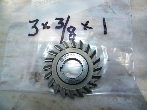 MOON - STRAIGHT  MILLING CUTTER - USA -3 x 3/8 x 1, NOS