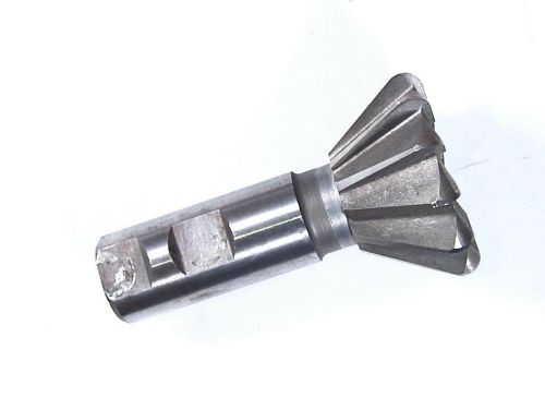 60 deg. dovetail milling cutter 12 tooth 2.215 x 1.125 3/16 radius 1&#034; shank hss for sale