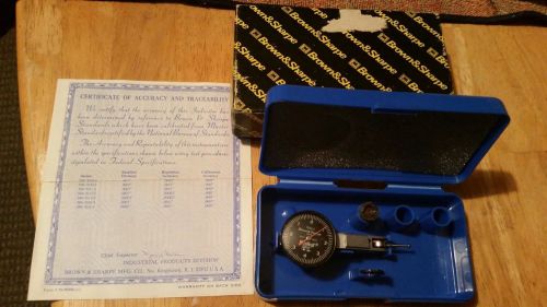 Brown &amp; sharpe 599-7032-5 dial test indicator for sale