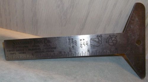 Standard shield brand tools drill point gauge machinist tool for sale