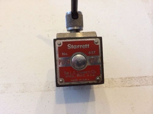 Starrett 657 Magnetic Base Indicator Holder