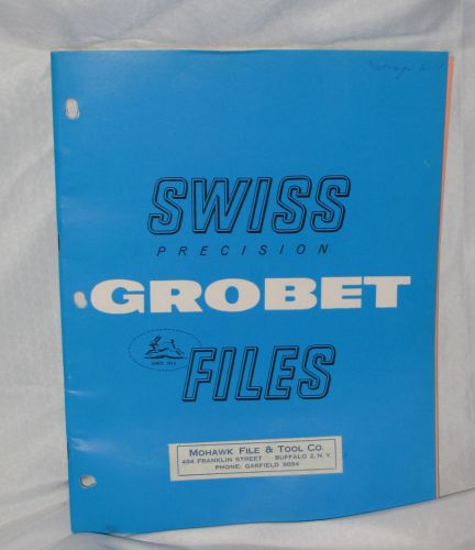 Swiss Precision Grobet Files Catalog