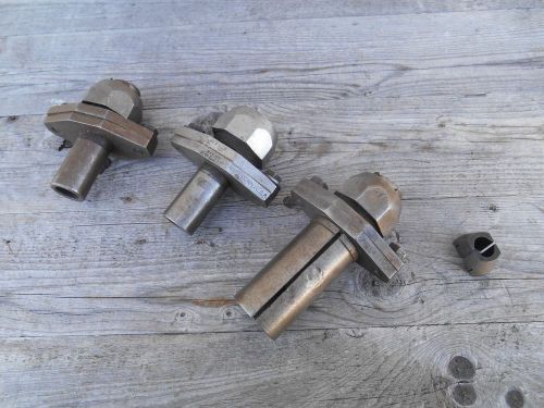 3 alco drill chuck adjustable tool holders 1&#034; and 1.5&#034; shank for sale