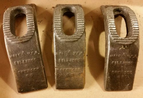 3 BILLINGS SPENCER NO CURVED HOLD DOWN FINGERS LATHE MILL GRINDING