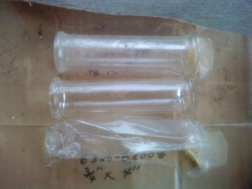 Kimax O-I Schott Process Systems 6300-68004 Glass Tube 3/4&#034; x 4&#034;, beaded ends