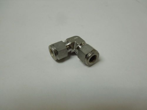 SWAGELOK SS-600-9 STAINLESS 3/8&#034; TUBE UNION ELBOW 316SS TUBE FITTING &lt;SS-600-9