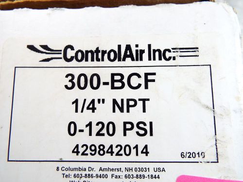CONTROLAIR 300-BCF PRESSURE 120PSI 250PSI 1/4IN NPT PNEUMATIC REGULATOR FILTER