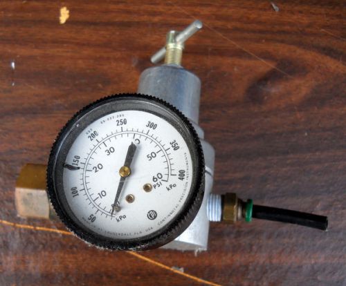Compressed gas regulator air single gauge cga320 60 psi for sale