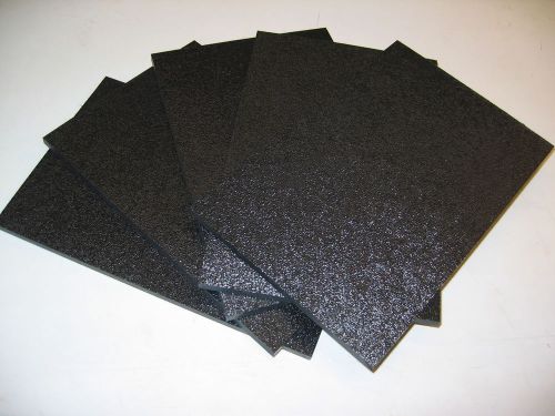 (5) sheets of 5.25&#034; x 8.25&#034; x .25&#034; abs haircell plastic    &#034;canfield plastics&#034; for sale