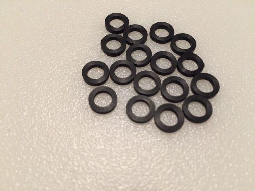 Polyurethane spacer 3/16&#034; id x 5/16&#034; od x 1/16&#034; wide 50 a blk washer.     25 pcs for sale