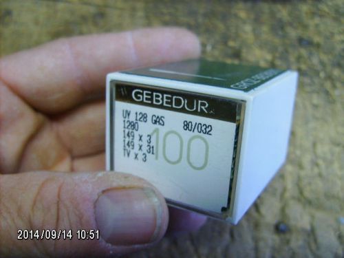 (100) pc pack GROZ-BECKERT UY128GAS 1280 149x3 149x31 TVx3 80/032 sewing needles