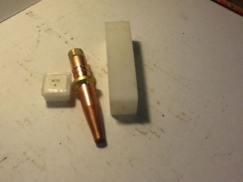 Acetylene cutting tip sc12 size #4 for smith oxyfuel torch for sale