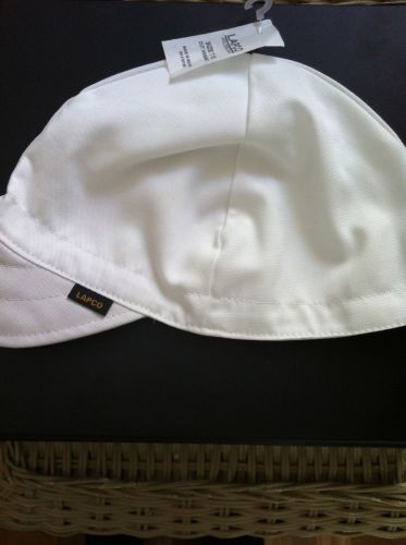 Welding Caps WHITE LAPCO LAP-C 4 PANEL NWT Size 7 1/2  (6) CAPS-NWT