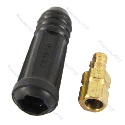 New Useful 1pcs Plug Cable Welding Connector of 35-50mm2 300-400A