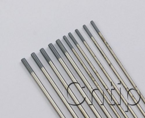 TIG Tungsten Electrode 2% Ceriated WC20 Grey 6&#034; Assorted Size 1/16&#034;&amp; 3/32&#034;,10PK