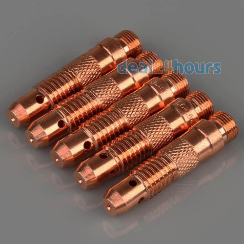 5pcs 1.0*47mm 10N30 TIG Welding Torch Collet Body PTA WP17,18 &amp; 26 New