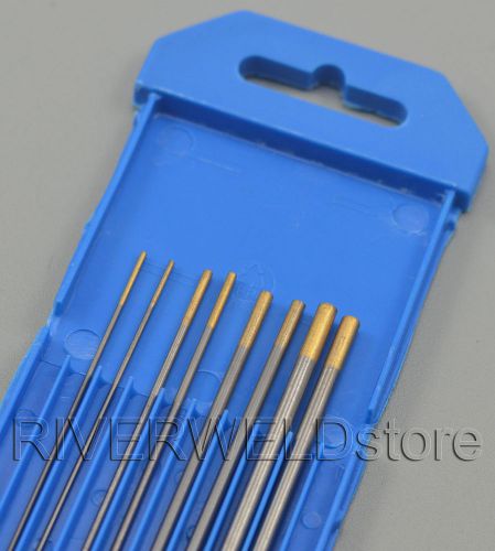 1.5% lanthanated wl15 tig welding tungsten electrode assorted size .040&#034;~1/8,8pk for sale