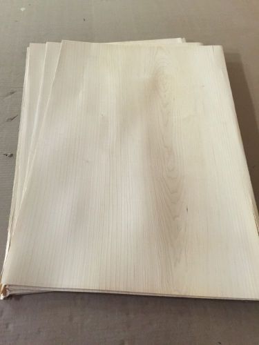 Wood veneer maple 17x27 22 pieces total raw veneer &#034;exotic&#034; ma4 1-7-14 for sale