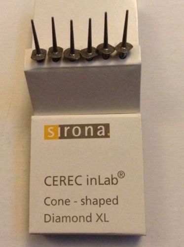Sirona Cerec/inLab-Cone-Shaped Diamond XL Burs