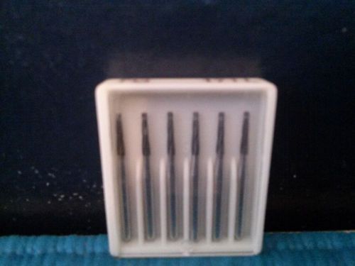 Unused (new) Miltex FG 171L dental burs (6 burs)