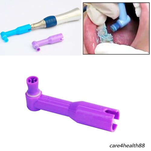 2015 Dental Disposable Prophy Angles With Sost Cup Latex Free 100pcs/box  Purple