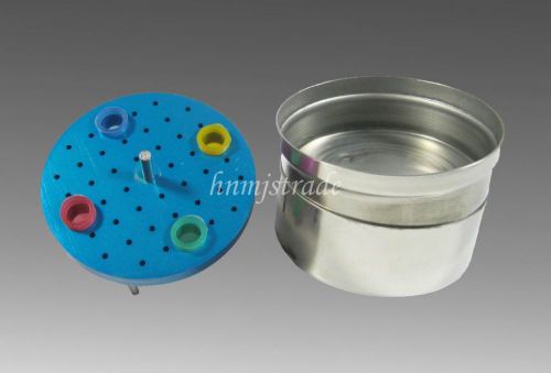 Cr dental endo disinfection box for stainless steel burs blue for sale