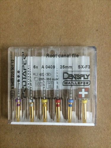 5 x dentsply maillefer protaper universal rotary file sx - f3 25mm for sale