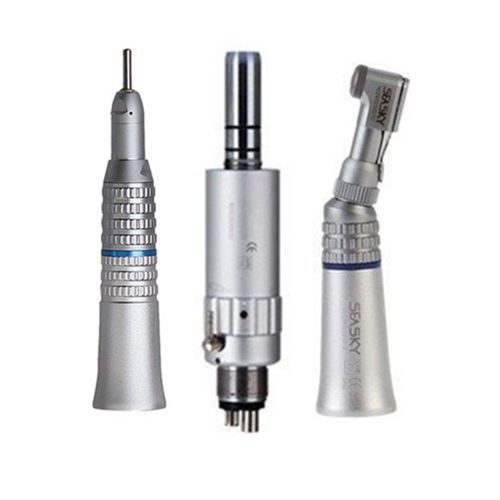 Dental slow low speed handpiece straight contra angle air motor kit e-type yp4 for sale