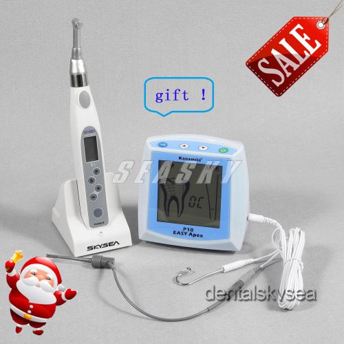 Dental mini endo motor cordless root canal treatment 16:1+apex locator for free for sale