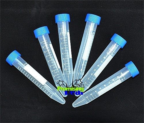 New 100 microcentrifuge centrifuge tubes 10 ml w cap for sale
