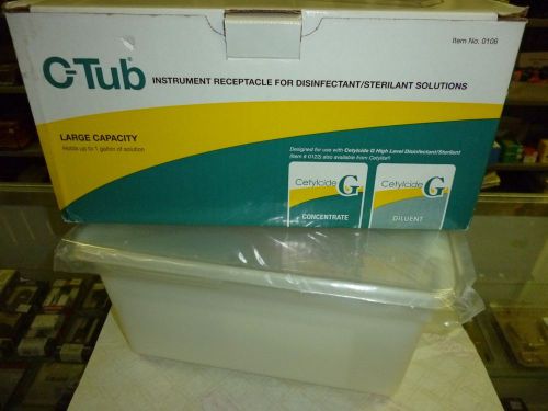 Cetylite c-tub receptacle for infection protection solutions new ! for sale