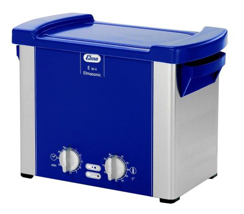 New ! elma sonic e30h 0.75 gal. ultrasonic cleaner w/timer + heat + cover for sale