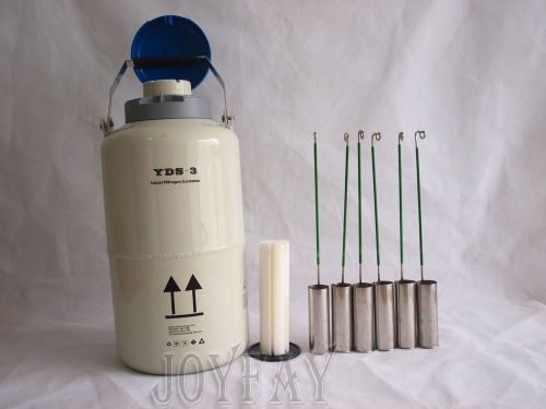3 l liquid nitrogen tank cryogenic container ln2 dewar with straps for sale