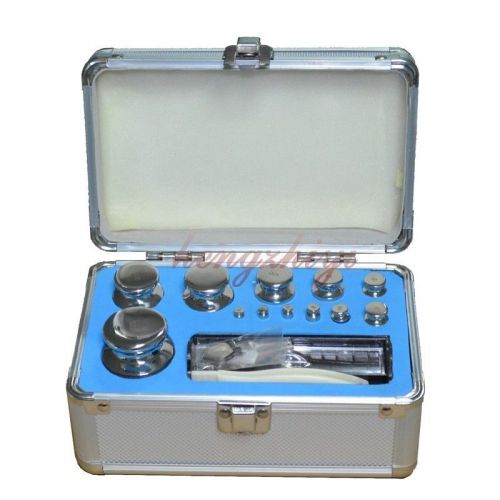 1mg-500g Precision Stainless Steel Scale Calibration Weight Kit Set